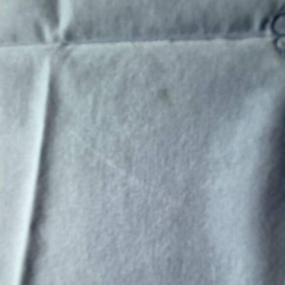 Four napkins four matching placemats Blue Fabric Scalloped Edges Floral Detail - Picture 12 of 12